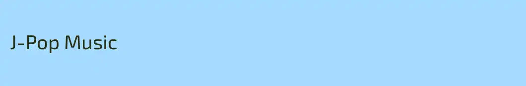 J-Pop Music